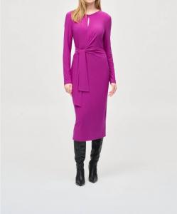 Облегающее миди-платье Empress с запахом на талии и вырезом-"замочной скважиной" Joseph Ribkoff, Empress