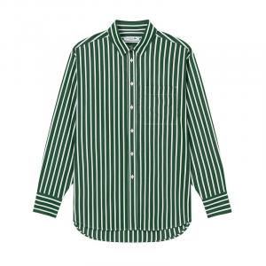 Хлопковая поплиновая рубашка LACOSTE, 291-Jasper Stripes