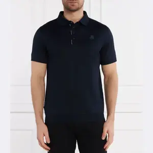 Рубашка поло стандартного кроя Karl Lagerfeld, синий