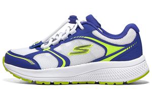 Детские кроссовки Go Run Consistent GS Low-top белого/королевского синего/папоротникового зеленого цвета Skechers