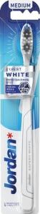 Зубная щетка Jordan Expert, белая, средняя, ​​смешанные цвета, 1 шт.