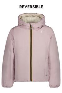 Пуховик K-Way, розовый
