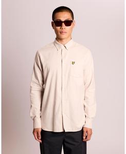 Мужская фланелевая рубашка с длинным рукавом Lyle & Scott, Putty