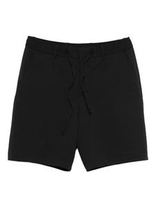 Текстурированные шорты BOSS с завязками, черный
