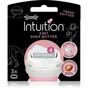 Сменные лезвия Intuition 2in1 с маслом ши - 3 лезвия Wilkinson Sword