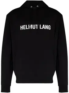 Худи с логотипом Helmut Lang, черный
