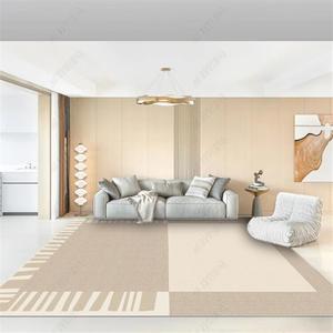 Saint Valentine Ковер 100х160 см из искусственной шерсти в стиле ваби-саби для гостиной, светлый люкс, два цвета