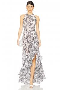 Платье миди Sicilia от Bronx And Banco, navy multi