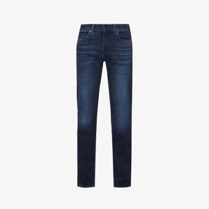 Джинсы Standard Luxe Performance прямого кроя из эластичного денима 7 For All Mankind, синий