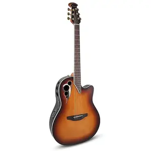 OVATION CDX40-1-G Celebrity Elite Deluxe Deep Cut Roundback электро-акустическая гитара vintage sunburst