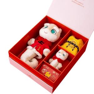 Плюшевая игрушка Intangible Heritage Brocade Shengqing Cloud Brocade Snake Shilu Building