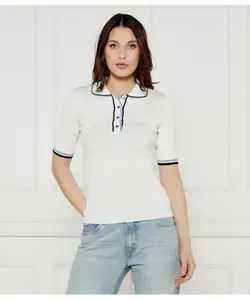 Футболка поло Regular fit Guess Jeans, белый
