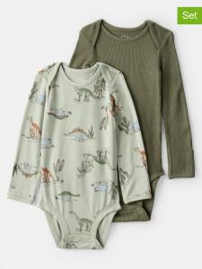 Carter's Комплект из 2 боди цвета хаки