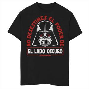 Футболка с рисунком Star Wars No Desestimes El Poder De El Lado Oscuro для мальчиков 8–20 лет Star Wars