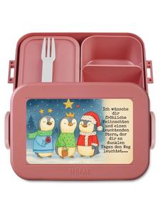 Mr. & Mrs. Panda Зимний дизайн бенто-бокса «Три короля»… в пастельно-красных тонах