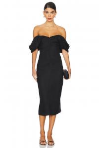 Платье цвета опала Astr The Label, черный