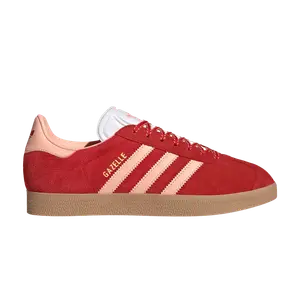 Кроссовки adidas Wmns Gazelle Scarlet Glow Pink, красный