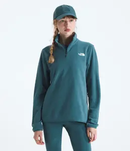Женская флисовая куртка Glacier с застежкой-молнией на ¼ The North Face, Space