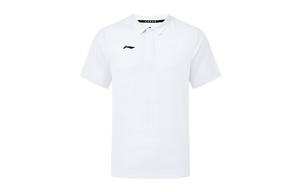 Футболка поло унисекс белая LINING