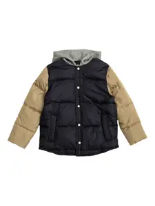 Куртка с капюшоном Versace Kids, черный