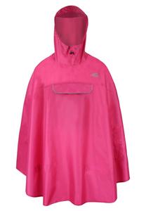Парка WASSERDICHTER REGENPONCHO REGENJACKE MIT TASCHE UND REFLEKTOR normani Outdoor Sports, пестрый розовый