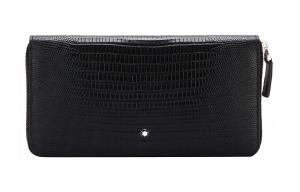 MONTBLANC Кожаный кошелек Meisterstuck мужской черный