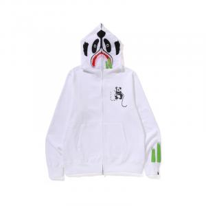 Женская толстовка Bape Panda на молнии A Bathing Ape, белый whx