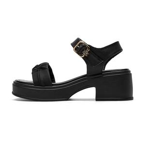 Сандалии с одним ремешком женские Rich birds, Black