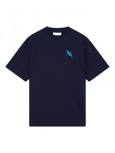 Axel Arigato футболка с вышивкой, синий