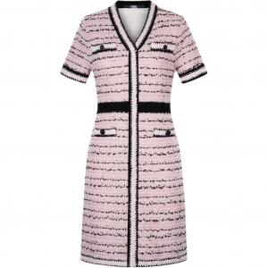 KARL LAGERFELD / Karl Lagerfeld Jeans Karl Lagerfeld SS25 платье с короткими рукавами женское розовое