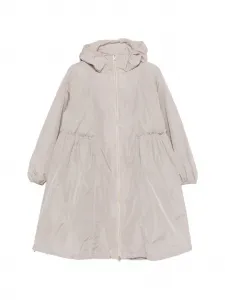 Пальто на молнии с капюшоном Herno, бежевый