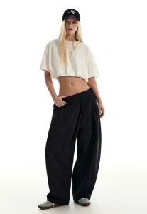 Футболка с коротким рукавом и воздушным шаром, базовая модель. Bershka, White