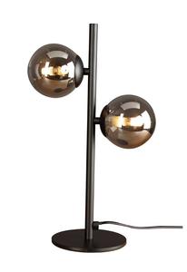 Светодиодная настольная лампа MeineWunschleuchte Bubble Schwarz Rauchglas, черный - серый - дымчатое стекло - 14 x 40 x 14 см