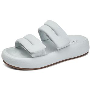 La Chapelle Сандалии-слайдеры женские, синие, противоскользящие, износостойкие