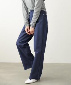 <Можно сочетать с другими вещами> Брюки в горошек с эффектом потертости