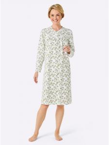 Ночная рубашка белого цвета с принтом папайи WITT WEIDEN