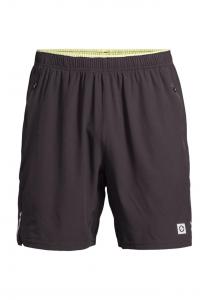 Тренировочные шорты "eli" светоотражающие тянутся в 2 стороны Alex, черный