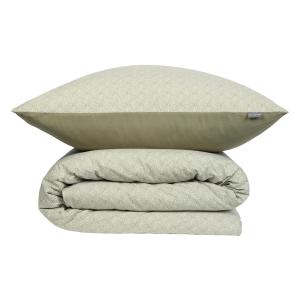 SCHIESSER Комплект постельного белья в этно-стиле - перкаль - 2 предмета - 135 x 200 см - зеленый