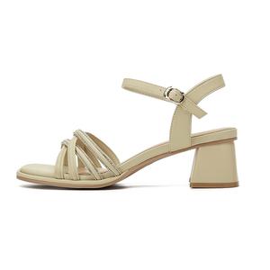 Сандалии с одним ремешком женские Rich birds, Light Yellow