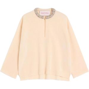 Длинный свитер с рукавами и декором Valentino, Birch Tree