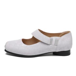 ZHR Туфли Мэри Джейн женские, черные/фиолетовые/бежевые