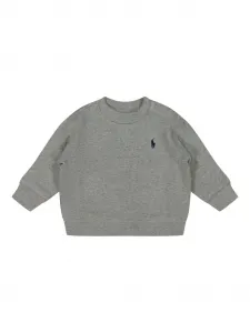 Свитшот с вышитым логотипом POLO RALPH LAUREN KIDS, серый