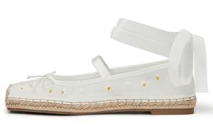 CHARLES&KEITH Туфли Small Ck Flat Mary Jane Shoes 2cm Women's White