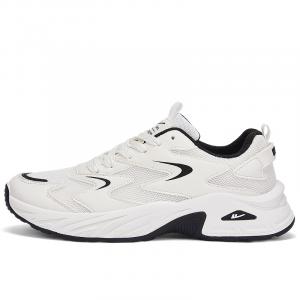 Массивные кроссовки мужские низкие белые черные WARRIOR