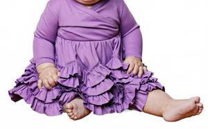 Платье Jada для девочек цвета аметист Lemon Loves Layette, Amethyst