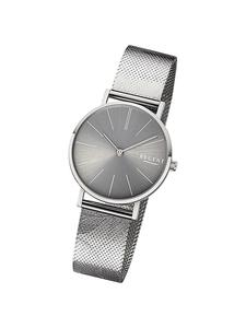 Аналоговые наручные часы Regent, металлический браслет, серебристый цвет, средний размер (примерно 32 мм)