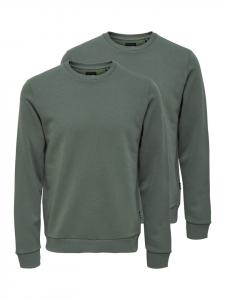 Толстовка ONLY & SONS, зеленый