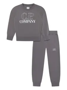 Спортивный костюм с логотипом C.P. Company Kids, серый