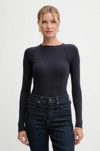 Шерстяной свитер Max&Co., темно-синий