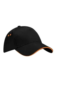 Кепка Ultimate Sandwich с козырьком Beechfield, черный